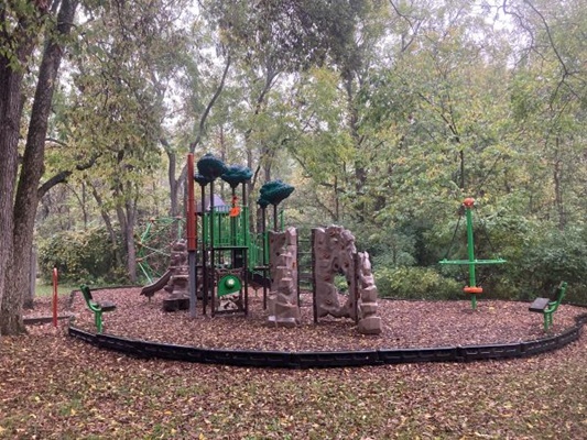 Play equipment at  Indian Creek MetroPark