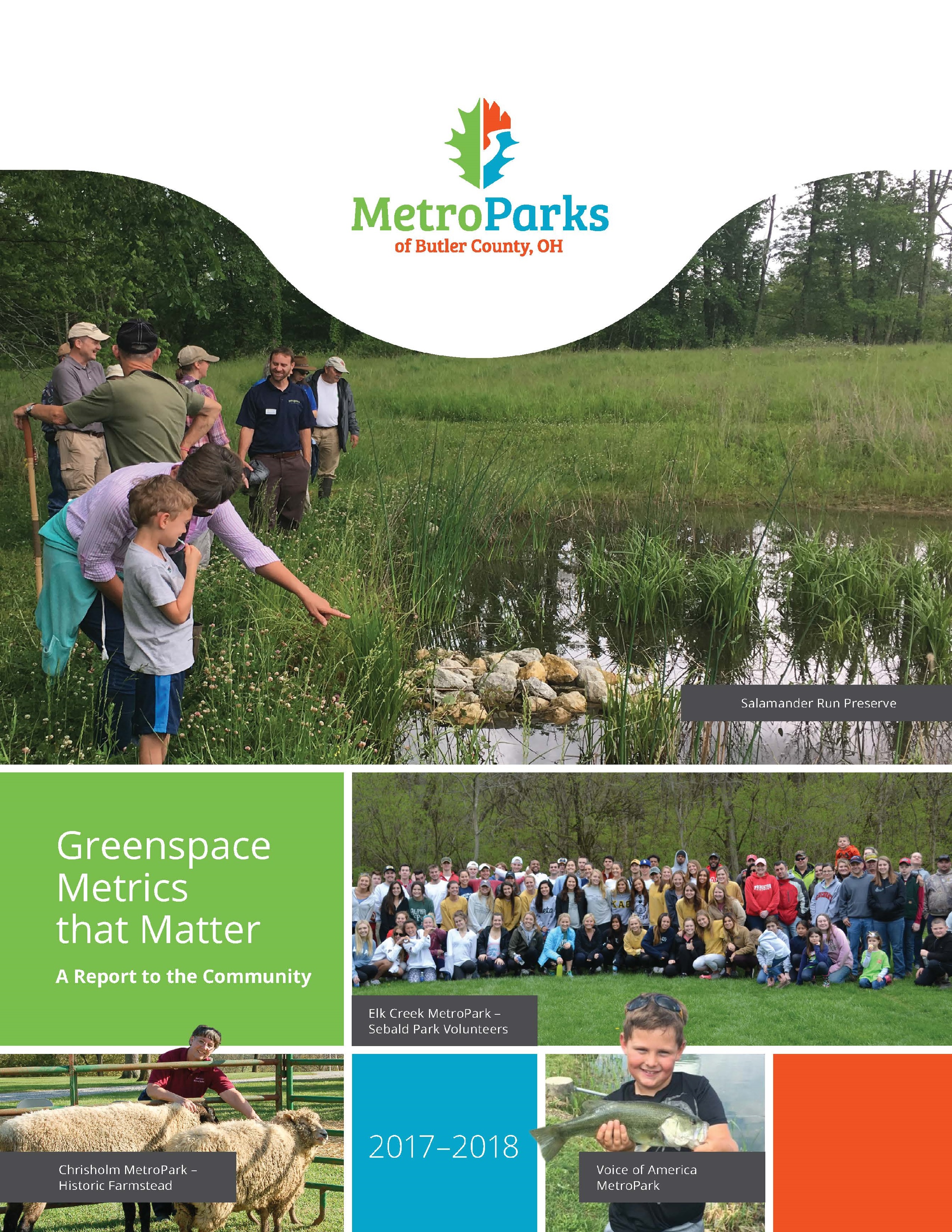MetroParks Annual Report 2017-2018-5 Cover Page