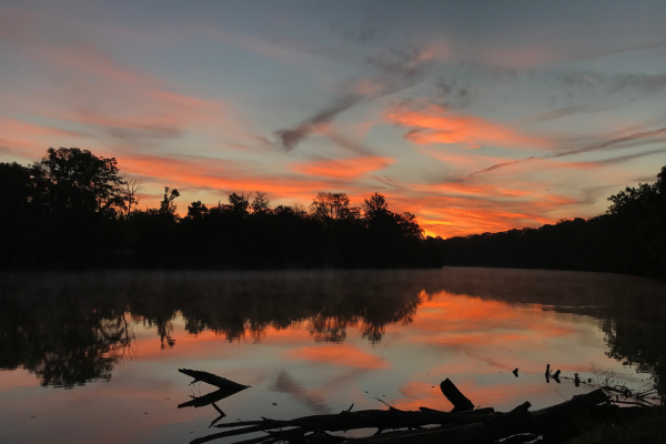 Sunrise on the Great Miami River